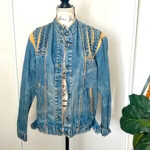 Italian Vintage Denim Jacket  size Medium